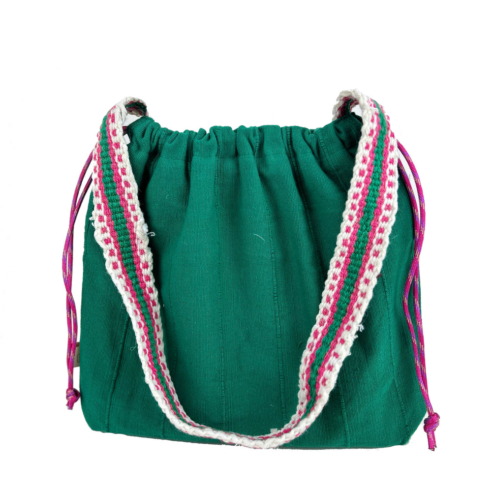 
                      
                        Reversible Kolan Handbag - Stripy Green
                      
                    
