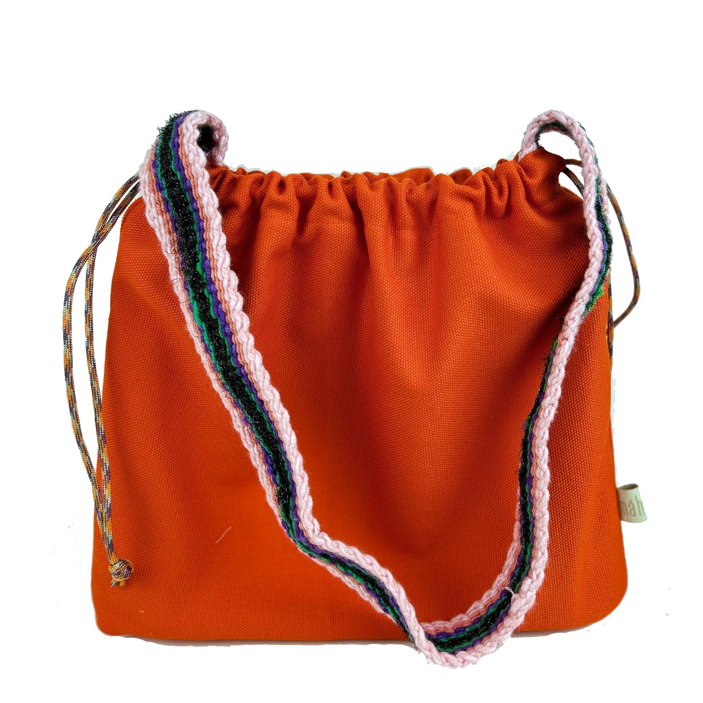 Reversible Kolan Handbag - Bright Orange